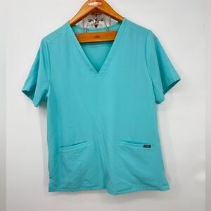 Women's top only !!!!!!Surgical Green‎ Zamora Jogger Scrubs L top 

Good c…